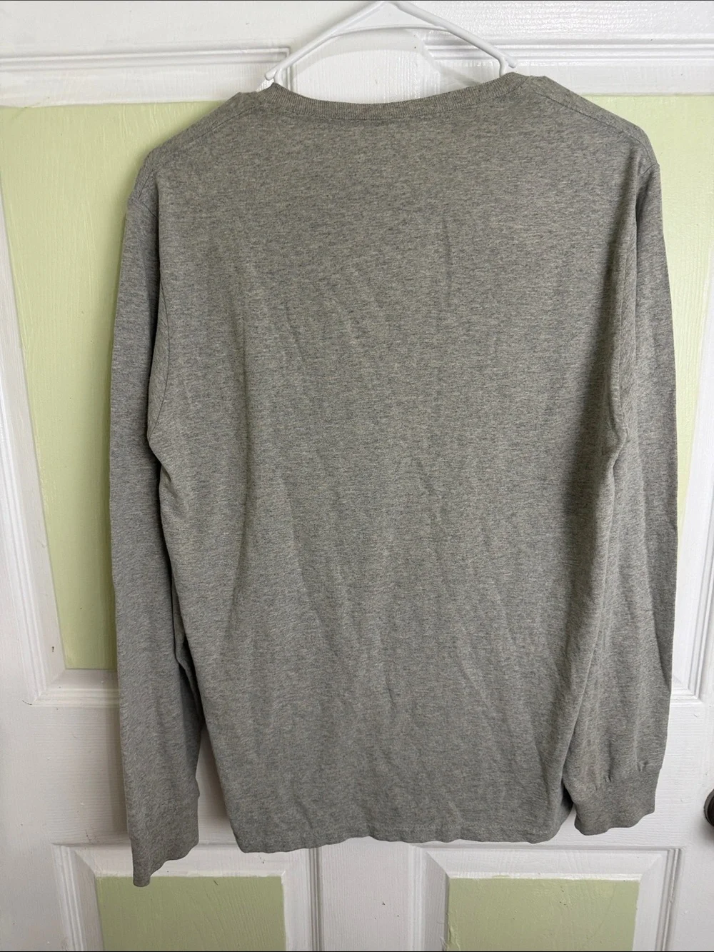 Fruit of the Loom Men's Long Sleeve Crewneck Shirt - Heather Gray